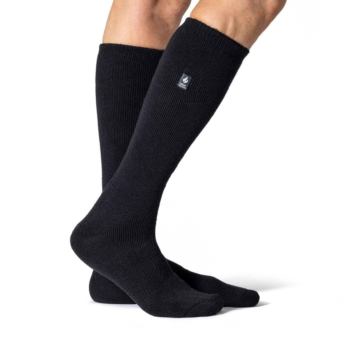 2 Paires De Chaussettes Longues Homme - Coton Thermique épais, Taille 39cm