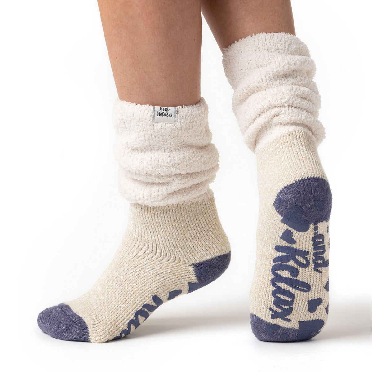 Chaussettes De Salon Heatholders Femme - Rose Fard à Joues - Taille 4-8 - NEUF