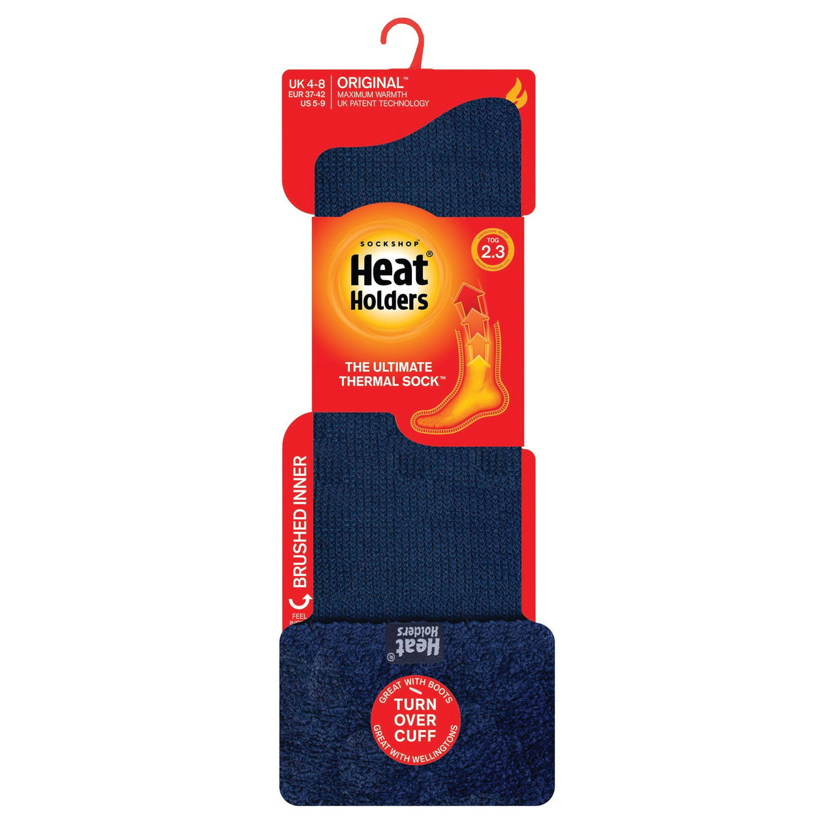 Chaussettes Wellington Motif écureuil – Taille 37-42 – Bordure Bleue – Pour Bottes - 7