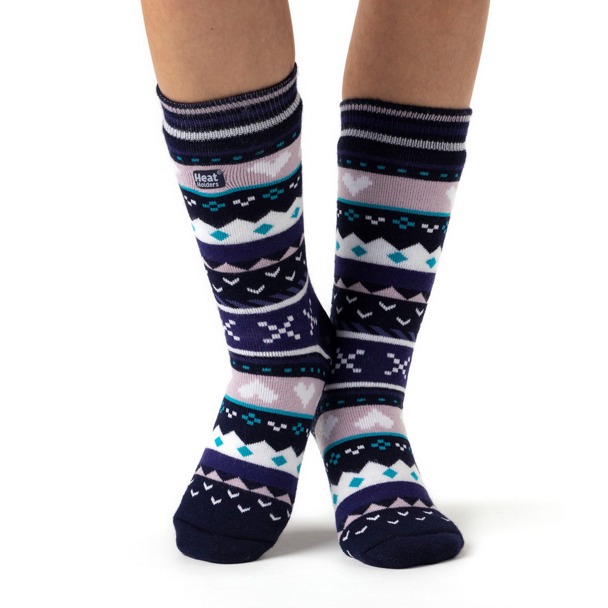 Chaussettes Douillettes Femme Hiver - 5 Paires Chaudes En Polaire épaisse - Motif Flocons Et Cœurs - Confort Maison - 5