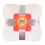 Couverture/jet thermique en polaire de luxe - Sable blanc