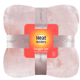 Couverture/jet thermique en polaire de luxe - Rose sombre