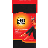 Ladies Thermal Footless Tights - Black