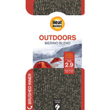 Chaussettes longues en laine mérinos Original Outdoors pour hommes - Kaki