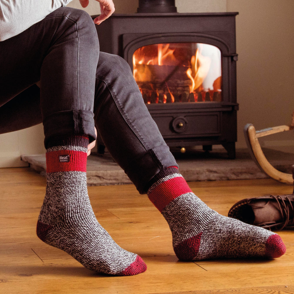 Chaussettes originales Lorton Twist Stripe pour hommes