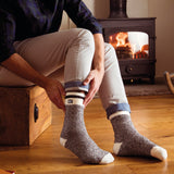 Chaussettes originales Skiddaw Twist Stripe pour hommes