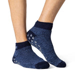 Chaussettes pantoufles originales Bigfoot pour hommes - Bleu marine