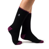 Chaussettes à talons et orteils Lite Tenerife pour femmes - Noir et Baies