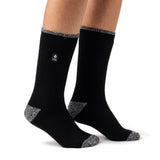 Chaussettes à talon et orteils Lite Tenerife pour femmes - Noir et blanc