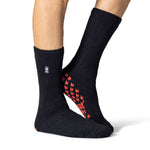 Chaussettes thermiques originales pour hommes - Noir et rouge