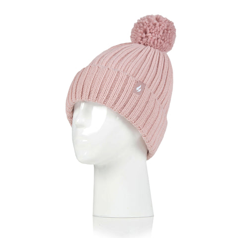 Bonnet avec pompon ultra chaud pour femme Heat Holders