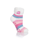 Chaussettes originales Harrogate Lounge pour dames avec dessus en plumes