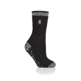 Chaussettes pantoufles originales Florence pour femmes - Noir