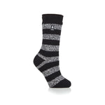 Chaussettes Original Tuscany Chunky Stripe pour Femme - Noir et Blanc