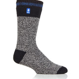 Chaussettes Original Porto Rugged Block Stripe pour hommes - Noir et bleu