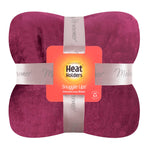 Couverture/jet thermique en polaire de luxe - Claret