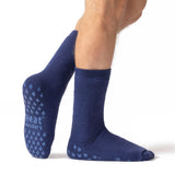 Chaussettes pantoufles Raynaud's double couche IOMI pour hommes - Bleu profond