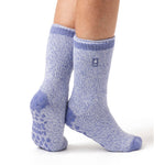 Ladies Original Florence Slipper Socks - Denim