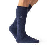 Chaussettes longues originales pour hommes - Denim