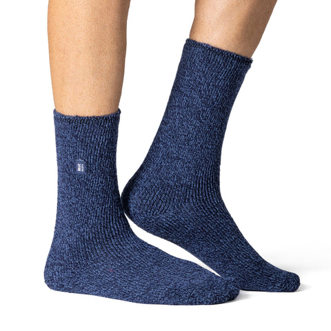 Chaussettes thermiques originales pour hommes - Denim Twist