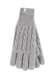 Gants thermiques Willow pour femmes - Gris clair