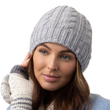 Bonnet Thermique Original pour Femme - Gris Clair