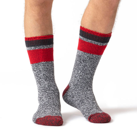 Chaussettes originales Lorton Twist Stripe pour hommes