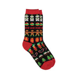 Chaussettes de Noël Lite pour dames - Pain d'épices et boules