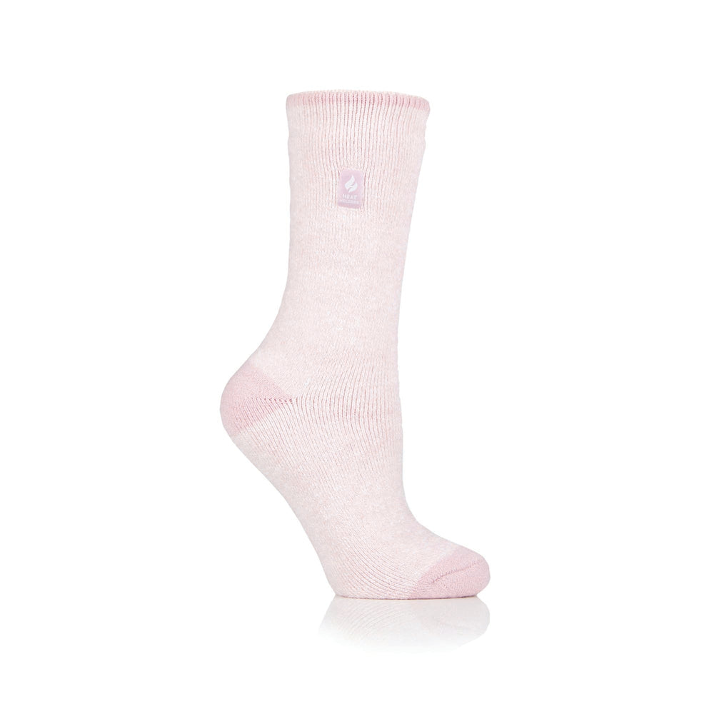 Chaussettes à talons et orteils Lite Venice pour femmes - Rose poudré