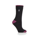 Chaussettes à talons et orteils Lite Tenerife pour femmes - Noir et Baies