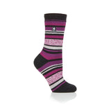 Chaussettes Dames Lite Antalya Multi Stripe - Noir