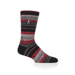 Chaussettes Homme Lite Krakow Multi Stripe - Noir