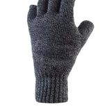 Mens Fingerless Gloves - Charcoal