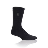 Chaussettes thermiques unies Ultra Lite pour hommes - Noir