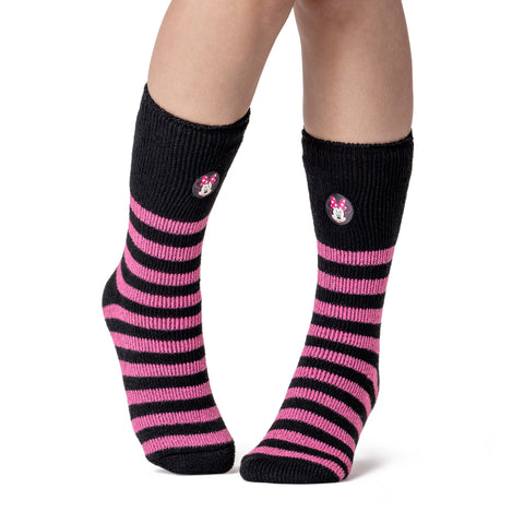 Dames HEAT HOLDERS Chaussettes Minnie Mouse