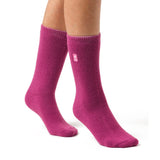 Chaussettes thermiques Lite pour dames - Rose sourd