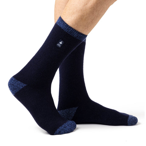 Chaussettes à talon et orteils Lite Amsterdam pour hommes - Bleu marine et denim