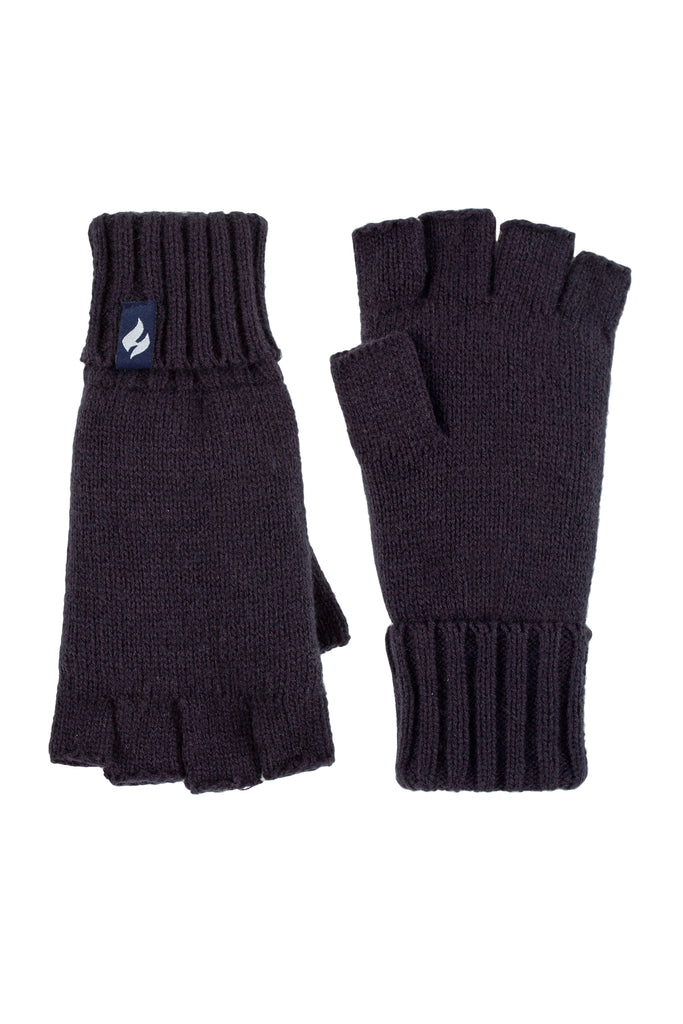 HEAT HOLDERS Femme Tricot Hiver Gants sans Doigts avec Doublés