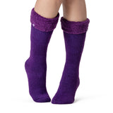 Chaussettes originales pour bottes en caoutchouc pour femmes - Violet