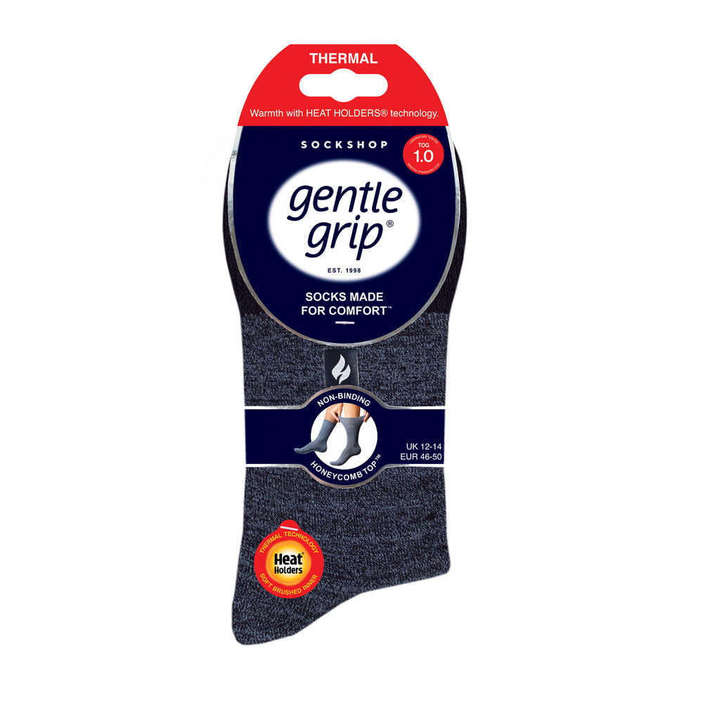 1 Pair Mens Bigfoot Thermal Socks - Denim