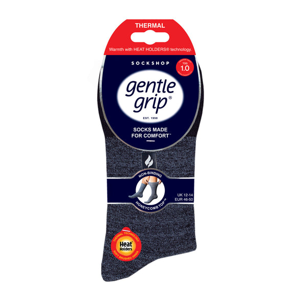 1 Pair Mens Bigfoot Thermal Socks - Denim