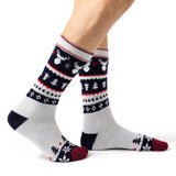 Chaussettes de Noël Lite pour hommes - Cerf