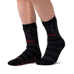 HOMME HEAT HOLDERS The Dark Side Dual Layer Slipper Chaussettes