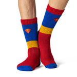 Chaussettes pantoufles de personnage originales pour hommes - Superman