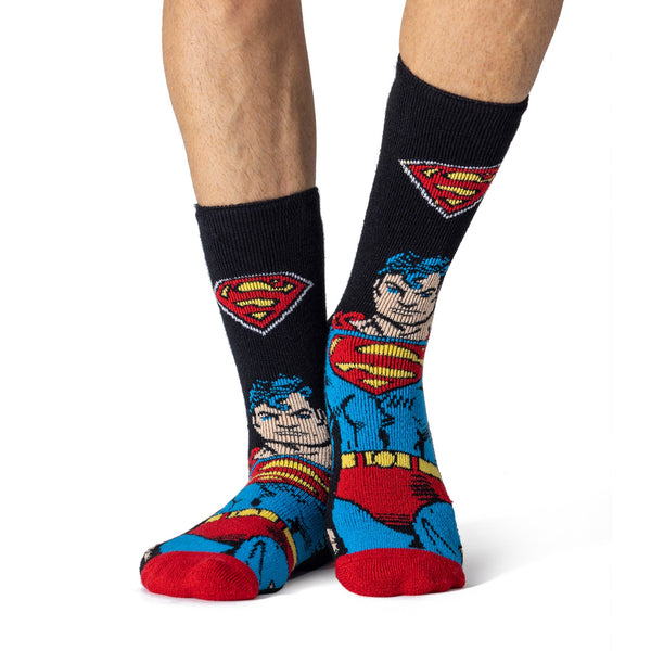 Chaussettes de personnage sous licence Lite pour hommes - DC Superman