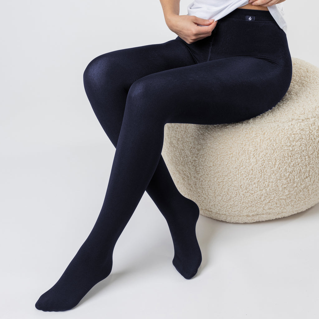 Collants thermiques pour femme - Couleur chair - Legging thermique