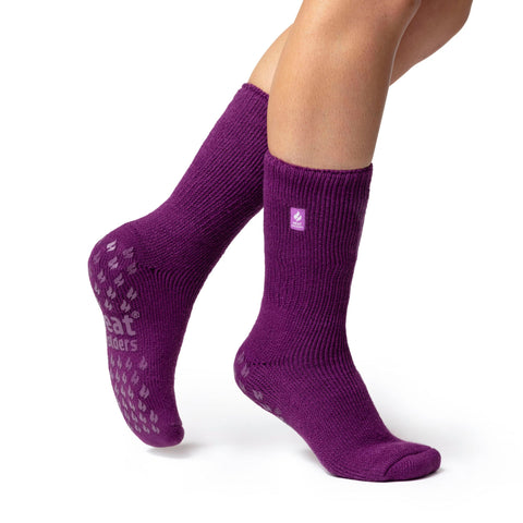 Chaussettes thermiques originales pour femmes - Violet