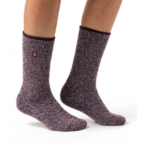 Ladies Original Outdoors Merino Wool Blend Socks - Wine