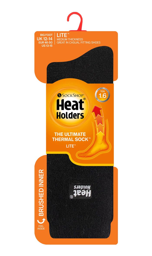 Chaussettes Lite Bigfoot pour hommes - Noir