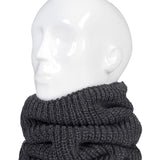 Cache-Cou Larvic Homme - Charbon